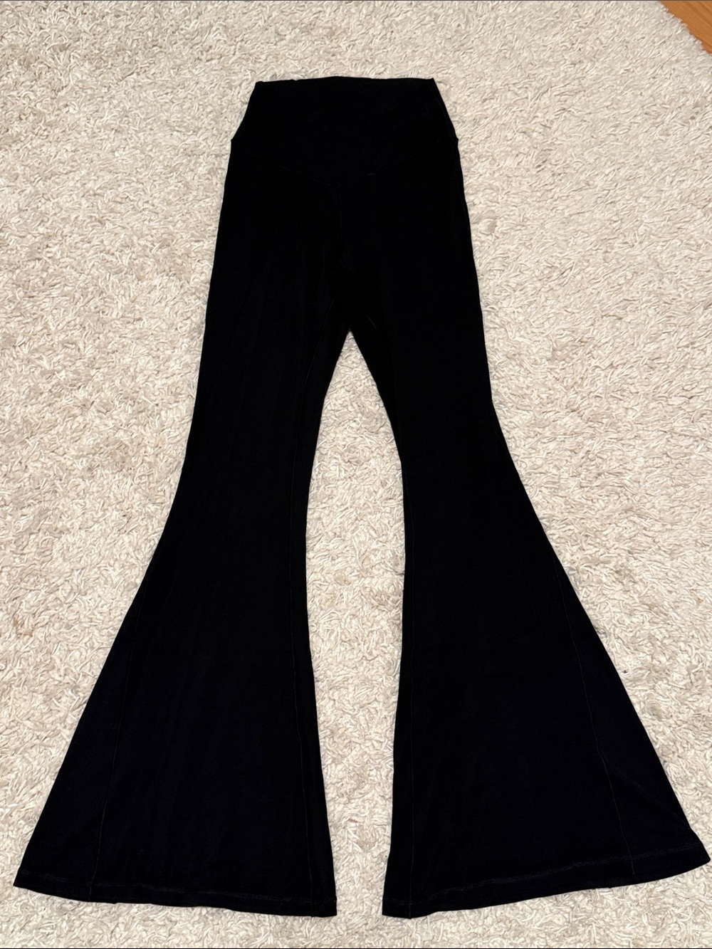 aerie Black Boot-Cut Flare Pants